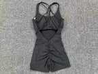 Gepolsterter Activewear Gym Yoga Bodysuit Damen Fitness Kleidung Damen Workout Weibliche Sportoutfit Anzüge Trainings Jumpsuit