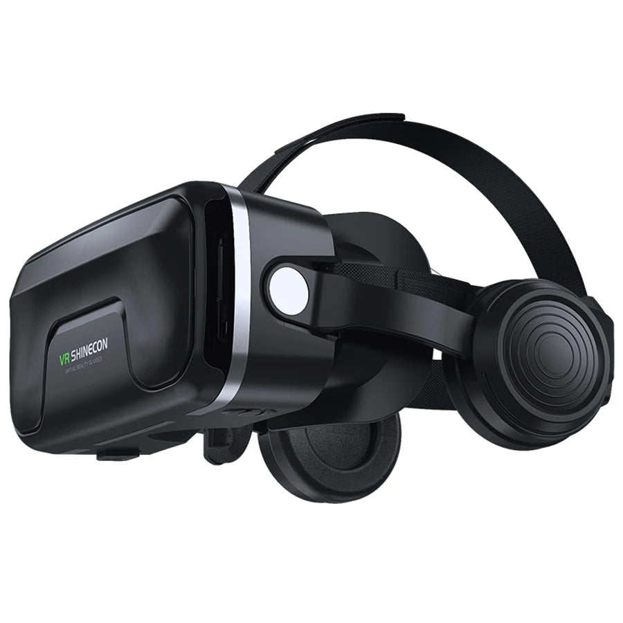 Shinecon VR Brille 3D Headset Virtual Reality Gerät Helm Schutzbrille Linsen Mobile Smartphone Handy Realidade Viar VR