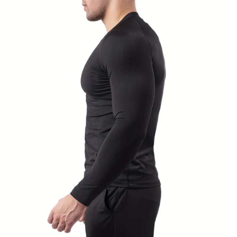 Grafische Kompressionsshirts für Herren, athletisch, schnell trocknend, Rash Guard, dehnbar, Baselayer, Unterhemden, Fitnessstudio, Workout, Lauf-T-Shirt-Oberteile