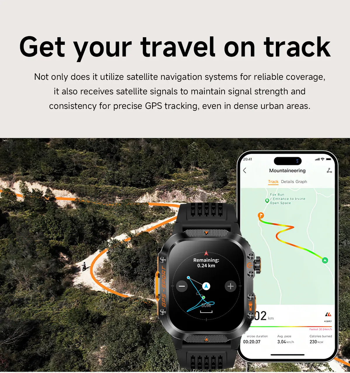 2025Neue GPS Smartwatch für Xiaomi IOS Militärkompass Taschenlampe Smartwatch Herren 10ATM Wasserdicht 100+Sportmodi BT Anruf Uhr
