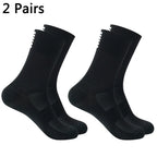 2 Paar hochwertige Profi-Team-Radfahrsocken für Damen und Herren, atmungsaktive Fahrradsocken, Sportbekleidung für draußen, Rennsocken