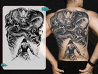 Magic Juice Tinte Wasserdichte Tattoo Aufkleber Große Größe Kräutersaft Temporäre Tattoos Männer Body Art Drache Tiger