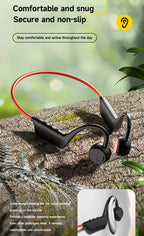 OnePlus Knochenschall-Headset Sportkopfhörer IPX8 wasserdicht Bluetooth 5.4 kabellose Kopfhörer Freisprechfunktion mit Mikrofon für Sport