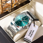 POEDAGAR Luxus Herrenuhren Wasserdicht Leuchtende Datumsanzeige Wochentag Herrenuhr Edelstahl Casual Mode Quarz Herren Armbanduhr Reloj