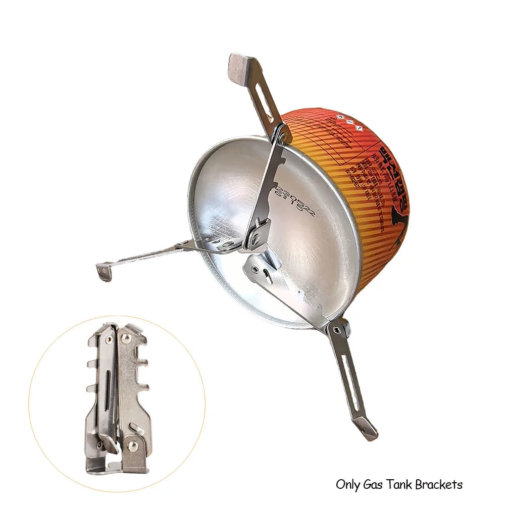 Halter für Gaskartuschen, klappbar, für Campingkocher, Flaschenhalter, Gaskartuschen-Stativ, Outdoor-Picknick-Werkzeug Hauptbild