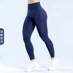 Damen High Waist Nahtlose Yoga Leggings Bauchkontrolle Po-Lifting Workout Hose Weiche Athletic Leggings für Fitnessstudio Fitness Laufen