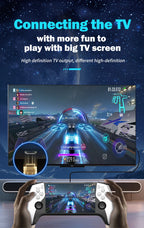 SF3500 Retro Handheld Videospielkonsole Linux System 5,0 Zoll 854*480 IPS Bildschirm 3000mAh Tragbarer Pocket Video Player Spiele