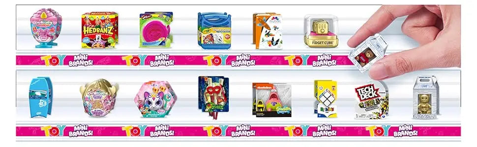 Zuru 5 Surprise Mini Brands Spielzeug Toy Mini Brands Serie 2 Überraschungskapsel Spielzeugladen Einkaufsspielzeug Mini Brands Sammelspielzeug