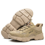 Neue Unisex Sicherheitsschuhe Herren Arbeits-Sneaker Unzerstörbare Sicherheitsstiefel Damen Schuhe Herren Stahlkappenschuhe Sportlicher Stil