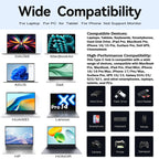 FORIDA USB-Hub Typ C 10 Gbit/s USB-C-Splitter PD 100 W Stromladung USB 3.2 Gen2 Adapter für Laptop MacBook Desktop Tablet