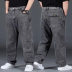 Übergroße Jeans für Männer Herrenjeans Hosen Denimhosen Herrenjeans Große Größe Baggy Y2k Herren Cargohosen Schwarz Neue weite Beinhosen