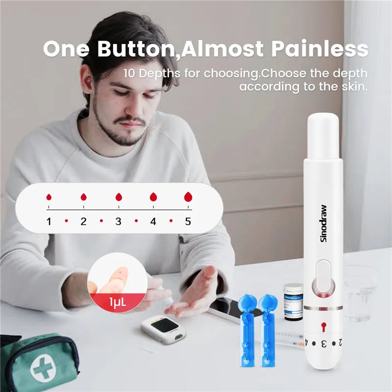 Sinocare Safe AQ pro Ⅰ Blutzuckermessgerät Glucometer Kit Diabetes Tester Medizinisches Blutzuckermessgerät oder nur Teststreifen Lanzetten