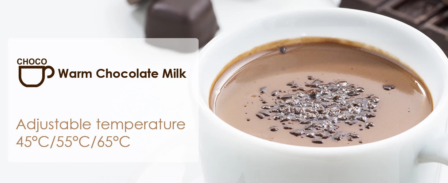 BioloMix 5-in-1 smarter Milchaufschäumer mit LED-Touch-Display, stilvoller Schaum für Kaffee & Lattes, Heiß- und Kaltschaumbereiter