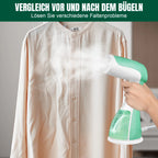 BRIEFNESS 2000W Handdampfer für Kleidung, 30s Aufheizzeit, Tragbarer Faltenentferner für Kleidung, Reise-/Heimgebrauch, Schnelles Dampfbügeleisen
