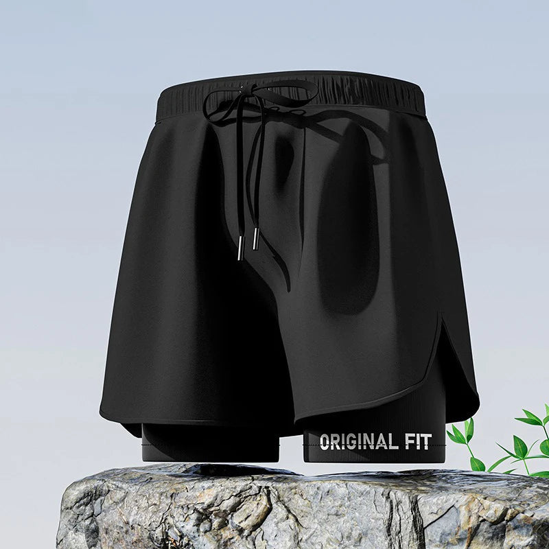 Badeboxer Herren Badehose Set Neu Strandbadehose Für Erwachsene Schnell Trocknende Surf-Badeshorts mit Futter Schwimmhose