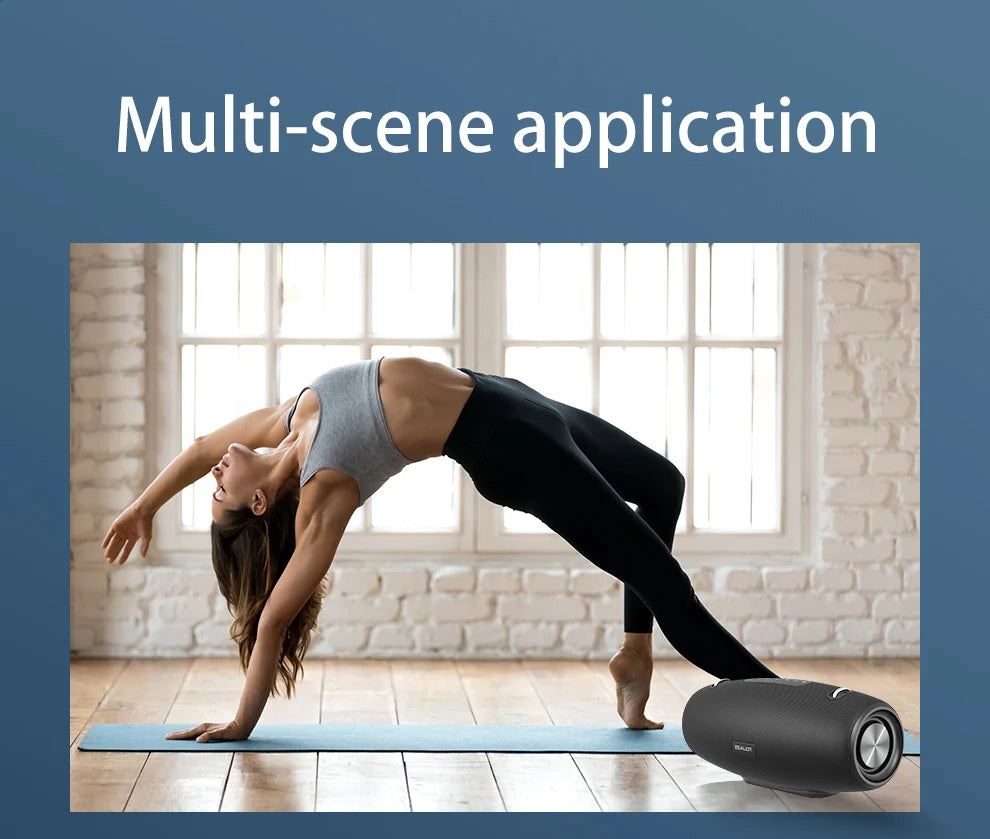 ZEALOT S67 Tragbarer Bluetooth-Lautsprecher mit Schultergurt, wasserdicht für den Außenbereich, Stereo-Klang, starker Bass, 40 Std. Wiedergabe