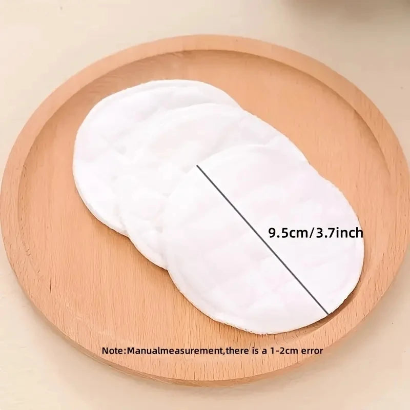10 Stück weiche Baumwoll-Stilleinlagen, waschbar, saugfähig, wiederverwendbar, Auslaufschutz, Postpartum-Stillen Zweitbild