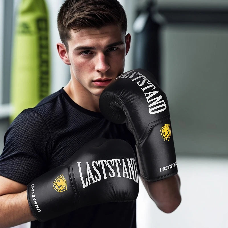 8/10/12/14oz Boxhandschuhe für Erwachsene Herren Sanda Kampf Sandsack Training Damen dick atmungsaktiv Muay Thai Kampf