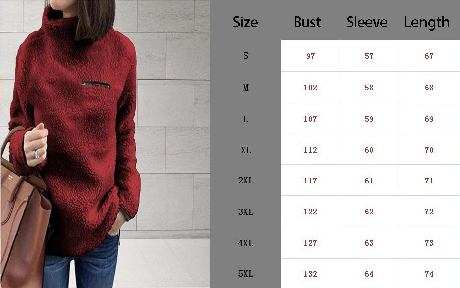 Winter Superweicher und bequemer einfarbiger Rollkragenpullover Damenpullover Mode Reißverschluss Sexy Oberteil Damen Hipster Kleidung