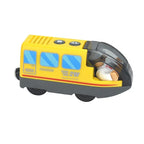 Train Track Wooden Train Toys Magnetic Set Electric Car Locomotive Diecast Slot Fit All Wood Brand Biro Railway Tracks For Kids