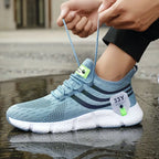 Herren Casual Sportschuhe Atmungsaktive Leichte Sneaker Outdoor Mesh Schwarze Laufschuhe Athletische Jogging-Turnschuhe Wanderschuhe