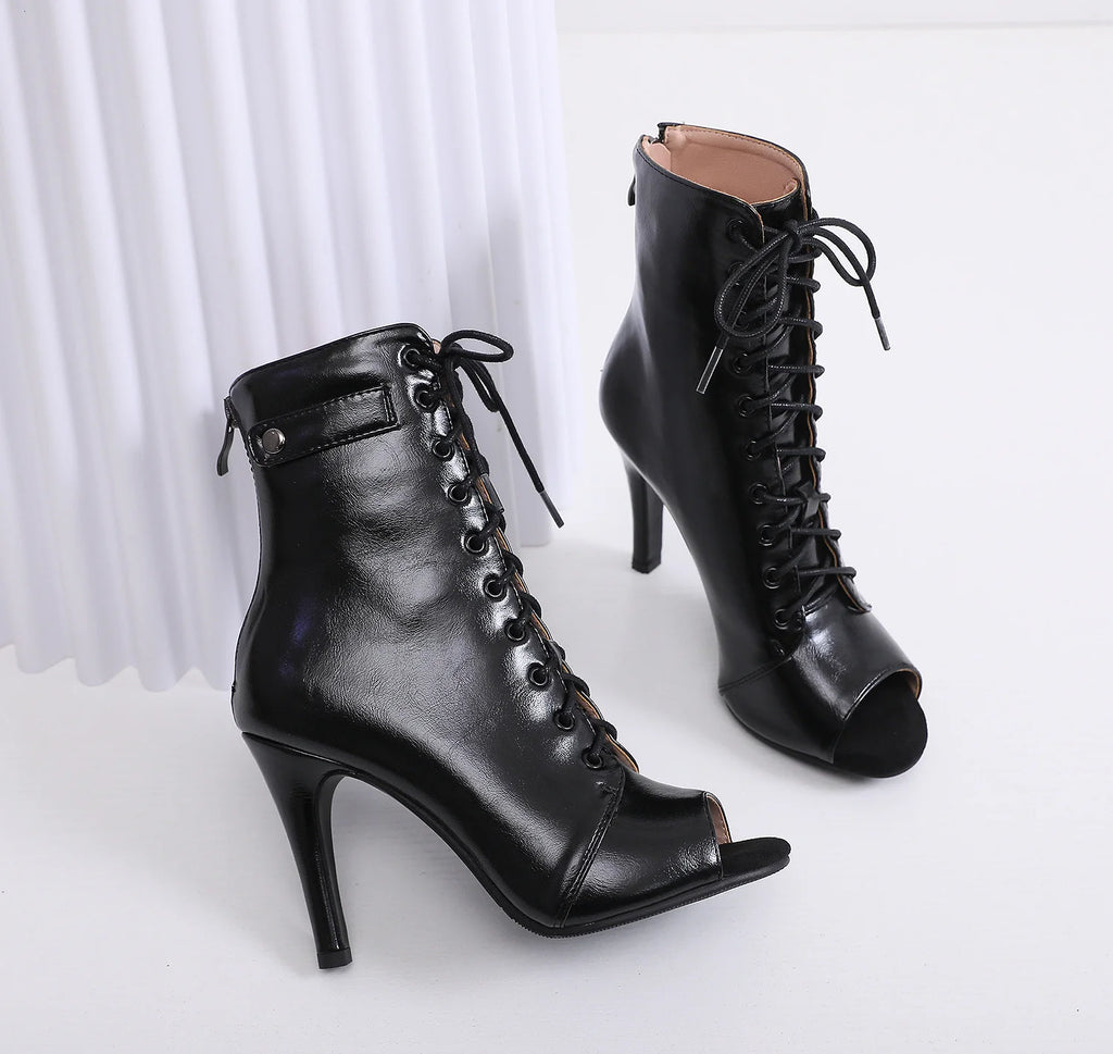 Damen Party Stiefel 2020 Damen Sexy Stilettos High Heels Schuhe Damen Latein Tanzschuhe Latein 2020 Für den Ballsaal