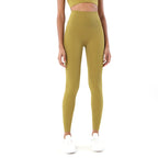 SOISOU Nylon Yogahosen Gym Leggings Damen Mädchen Fitness Weiche Strumpfhosen Hohe Taille Elastisch Atmungsaktiv Keine T-Linie Sporthosen