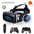VR Shinecon 10.0 Helm 3D-Brille Virtual Reality Headset für Smartphones VR-Brille Videospiel Fernglas