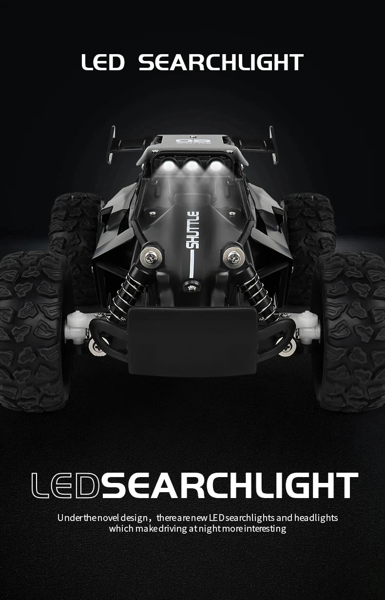 Oike RC-Car 1:16 Modell mit LED-Lichtern Funkferngesteuertes Offroad-Kletterfahrzeug Outdoor-Autos Drift-Rennspielzeug Jungen Geschenke
