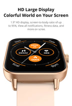 COLMI P81 Smartwatch mit Anruffunktion, Ultra 1,9 Zoll Bildschirm, 24 Std. Gesundheitsüberwachung, über 100 Sportmodi, Bluetooth Smartwatch für Herren und Damen