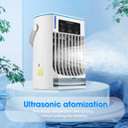 Mini-Klimaanlage Luftkühler Ventilator Tragbarer Wasserkühlungsventilator Mobile Klimaanlage für Zimmer, Büro, Autos