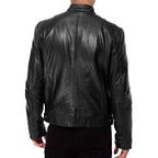 2024 Motorrad Lederjacken Herren Lässige Mode Motorradmantel Slim Fit Revers PU Jacken Herbst Winddichte Lederjacke Herren