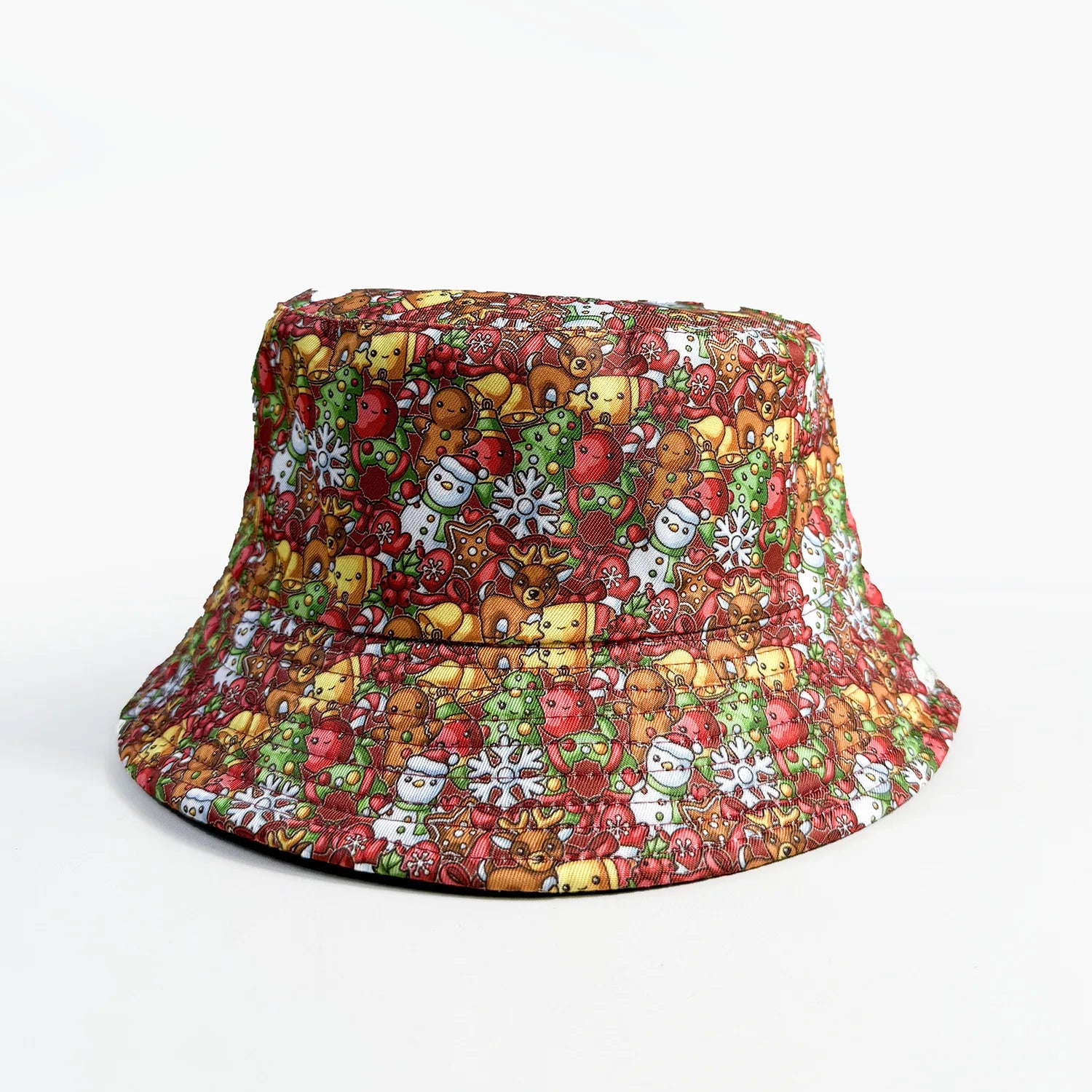 Cartoon Youthful Cool Novelty Christmas Santa Claus gift fisherman hat Outdoor Leisure Sunscreen Sun Hat Men Women bucket hats