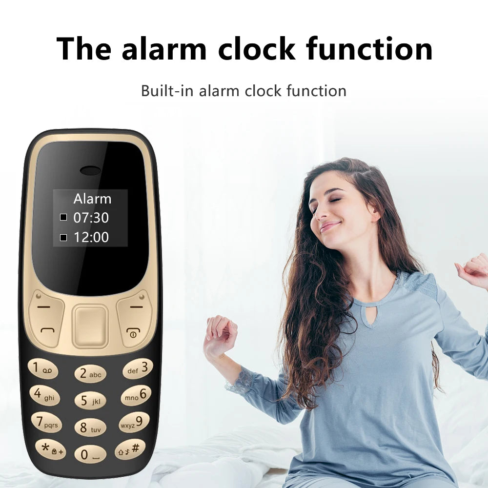 SERVO BM10 Mini-Handy 2 SIM-Karten Bluetooth-Kopfhörer Stimmwandler Dialer Geringe Strahlung Tonaufnahme Kleines Mobiltelefon