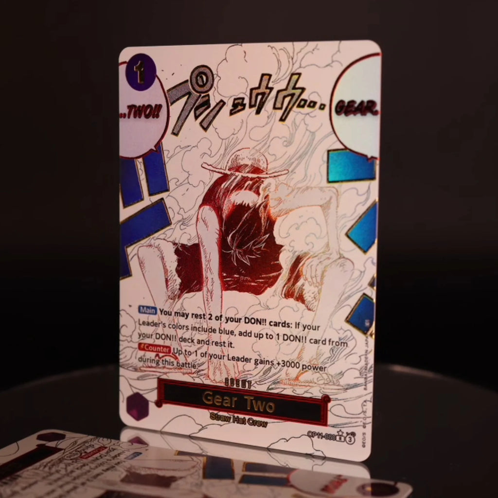One Piece TCG OPCG English Manga Event Card Set Gear 2 DDM GGG Ground Death Frighten Me OP09 OP10 OP11 OP12 OP14 Goldprägung