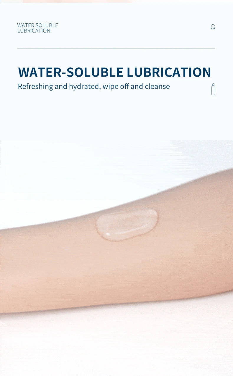 200ML Wasserlösliche Gleitmittel Leicht zu reinigende Gleitöle Anal Sex Gleitmittel Vagina Massageöl Erwachsenen Sexprodukt
