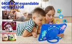 BDF Tablet für Kinder 7 Zoll Android 11 System 32 GB WiFi Bluetooth Dual-Kamera Bildungssoftware installiert mit Schutzhülle