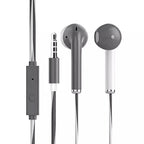 3.5mm Kabelgebundene Kopfhörer mit Bass In-Ear-Stereo-Kopfhörer Musik Sport Gaming Headset mit Mikrofon für Xiaomi IPhone Huawei Samsung