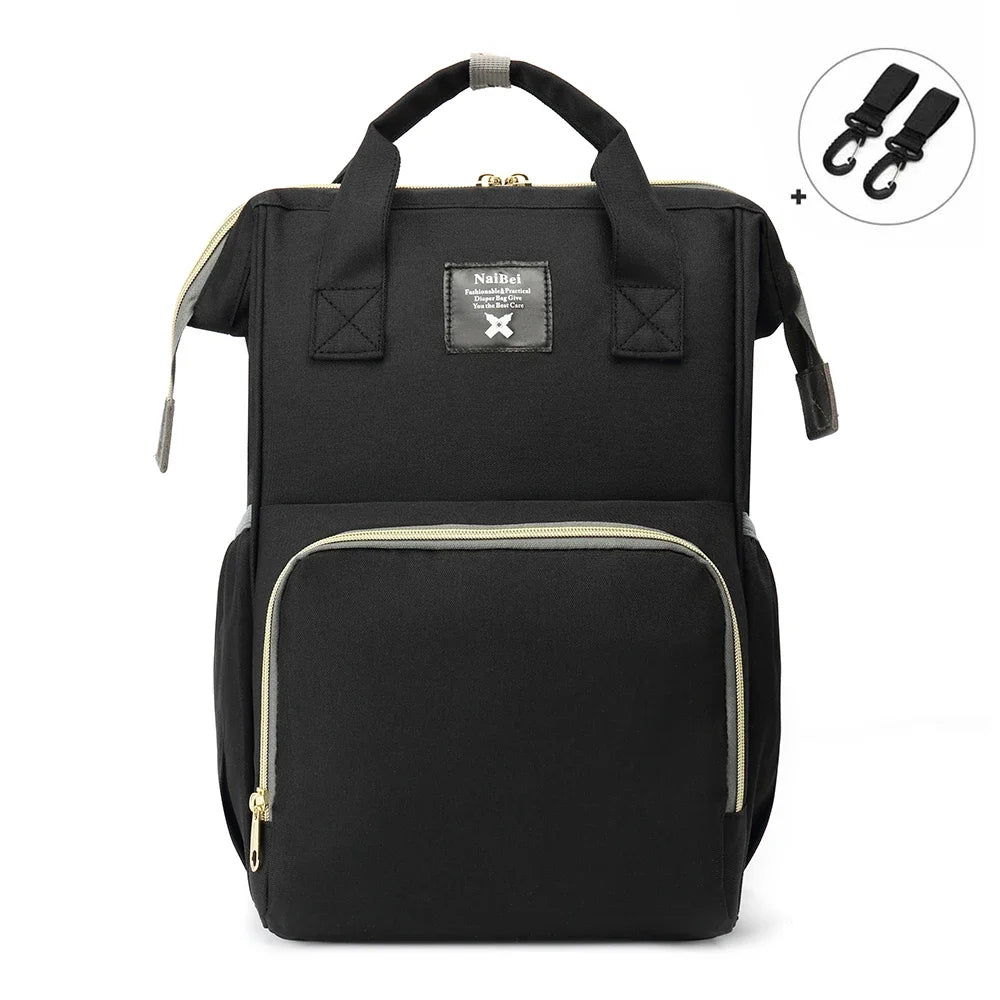 Wickeltasche Baby Wickeltasche Wasserdichter Rucksack Mode Mama Mutterschaft Markenrucksack für Mütter