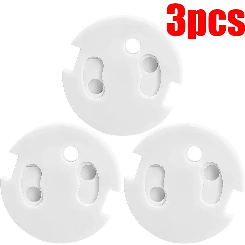 Weiße Schutzkappen für Steckdosen Babypflege Transparent Anti-Stromschlag Babystecker Steckdosenschutz