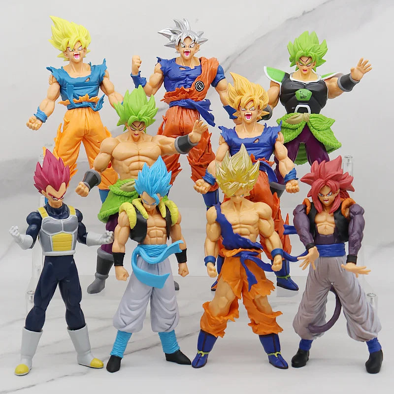 Dragon Ball Z Super Saiyajin Anime-Figur Modell Gillen Rose Goku Broly Vegeta Ultra Instinct DBZ Actionfiguren Sammlerstück Spielzeug