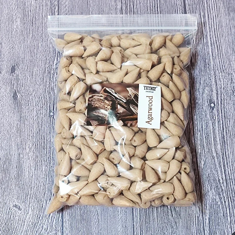 YXYMCF Natürlicher Reflux Turm Räucherstäbchen Sandelholz Lavendel Rauch Rückfluss Räucherkegel für Brenner Zuhause Duftender Rückfluss Aromatherapie