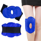 Nylon Gel Knie-Kühlpack Wiederverwendbarer Knie Kalt- und Warm-Kompressen Gelpack zur Knieentlastung und -entspannung Fußpflege-Zubehör