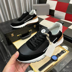 Luxusmarke Herrenschuhe Handgemachte Freizeit-Sneaker Jacquard-Nylon-Gewebe mit Wildleder Wander- und Radschuhe Laufschuhe Weihnachtsgeschenke