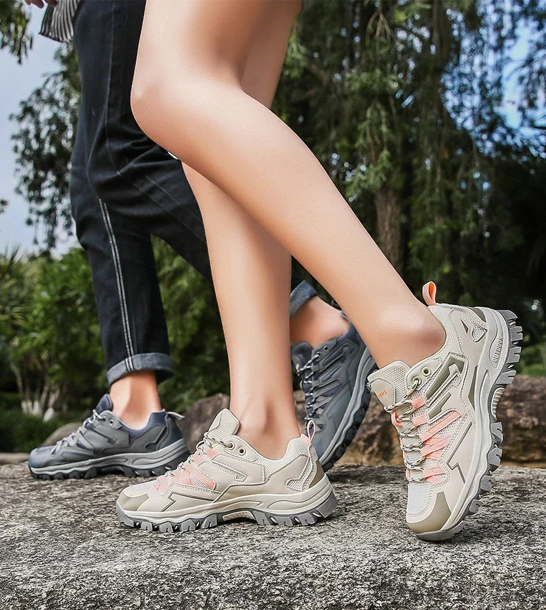 2025 Hiking Shoes Men Women Mesh Sneakers Breathable Fashion Mountain Shoes Boy Spring Autumn Summer Work Shoes Outdoor Trekking