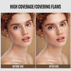 1 Stück flüssige Foundation, langanhaltend, volle Deckkraft, mattierende Creme, CC Foundation Make-up Concealer, natürliche flüssige Basis, feuchtigkeitsspendend