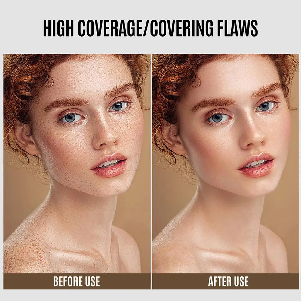1 Stück flüssige Foundation, langanhaltend, volle Deckkraft, mattierende Creme, CC Foundation Make-up Concealer, natürliche flüssige Basis, feuchtigkeitsspendend