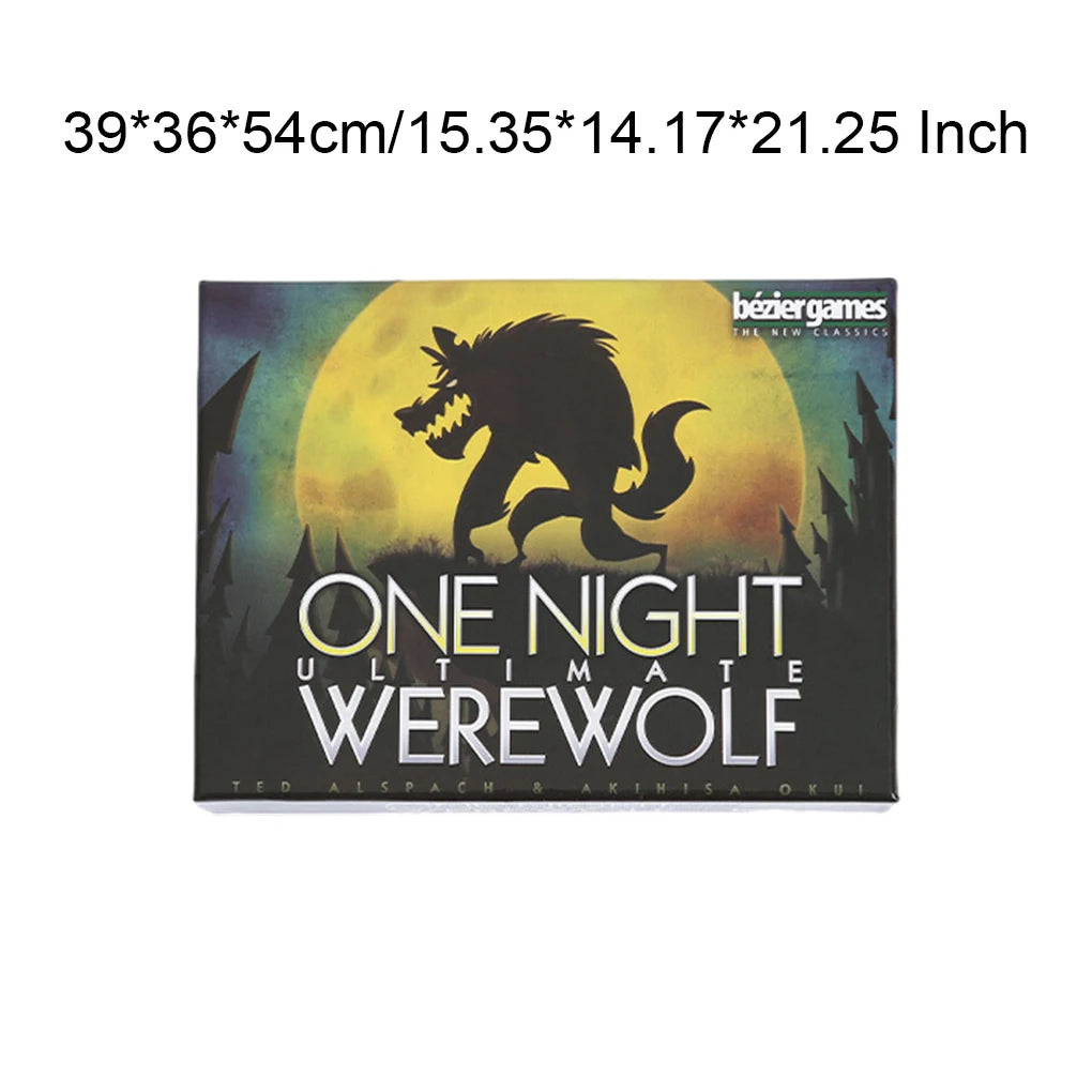 Brettspiele One Night Ultimate Werewolf Spielkarte Daybreak Vampir Alien Bonusrollen Party Zuhause Spielkarten Papierspielkarte