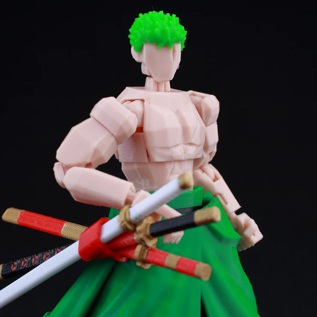 9L3D Gedruckte Anime One Piece Naruto Demon Slayer Dummy13 Lucky T13 Bewegliche Shapeshift Actionfiguren Mannequin Spielzeug Sammlerstücke
