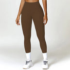 Neue Sommer High Waist Sport Leggings Damen Stretch Gymnastikhose Damen Lauf-Workout-Leggings Weibliche weiche Strumpfhose Push Up Yoga Hose